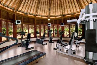 avec son fitness center ..